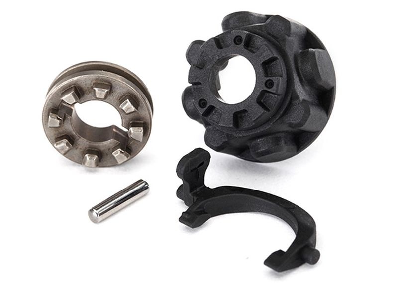 Traxxas Carrier Differential,  Differential slider, T-Lock-Gabel 8281