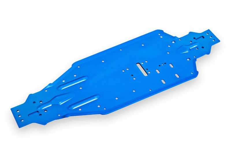 Traxxas Chassis Alu blau eloxiert 9522
