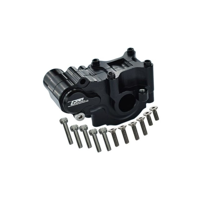 GPM Alu Getriebegehäuse hi schwarz Losi Mini-T 2.0 LM013BK