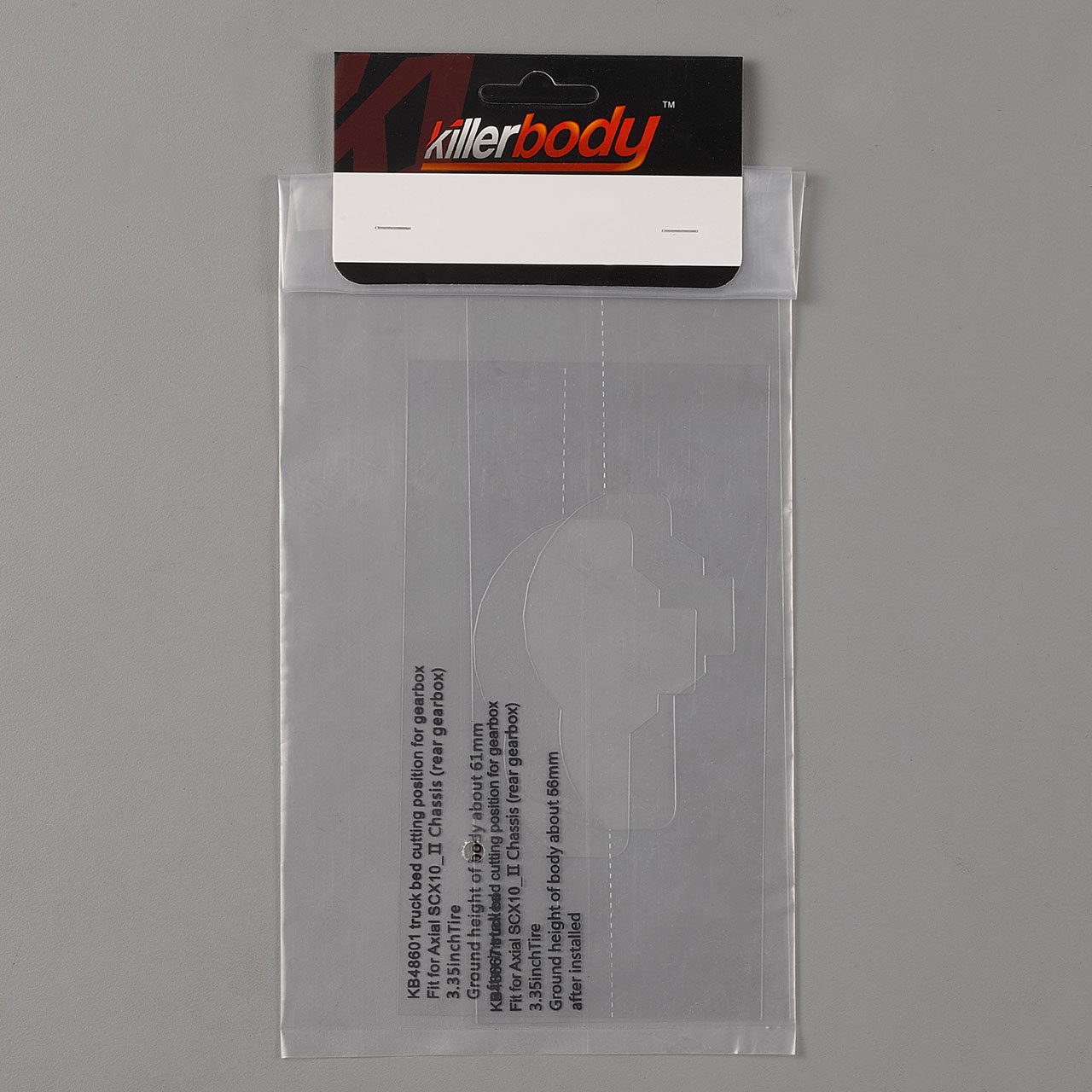 KB48704 Schneidschablone SCXII für Getriebeausschnitt LC70