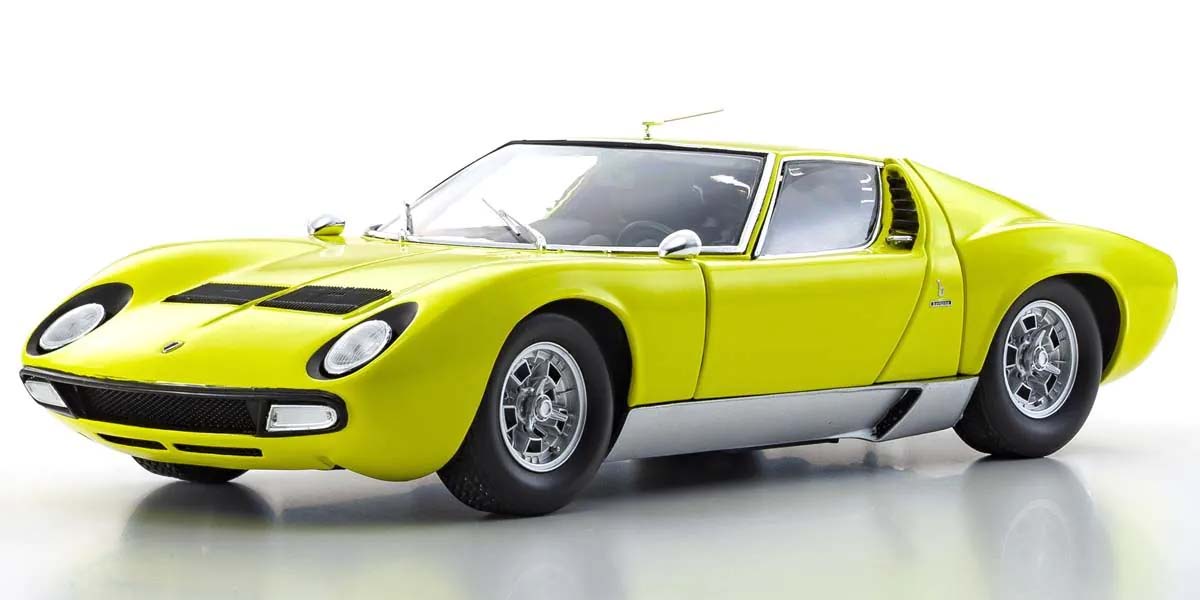 Kyosho 1:18 Lamborghini Miura SV 1970 Yellow 08317Y - Abbildung 1