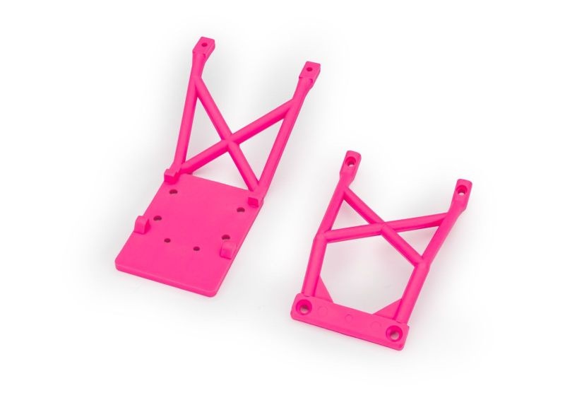 Traxxas Skid-Platten v/h pink Stampede, Bigfoot 3623-PINK