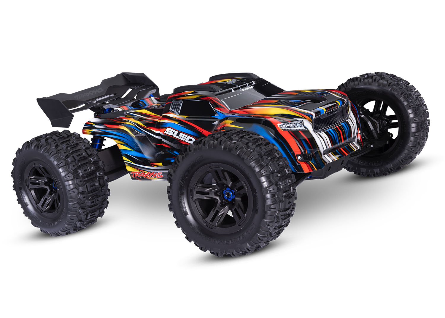 Traxxas Sledge Blau 1/8 Brushless Race Truck Belted 4x4 RTR 2.4GHz 95096-4 - Abbildung 1