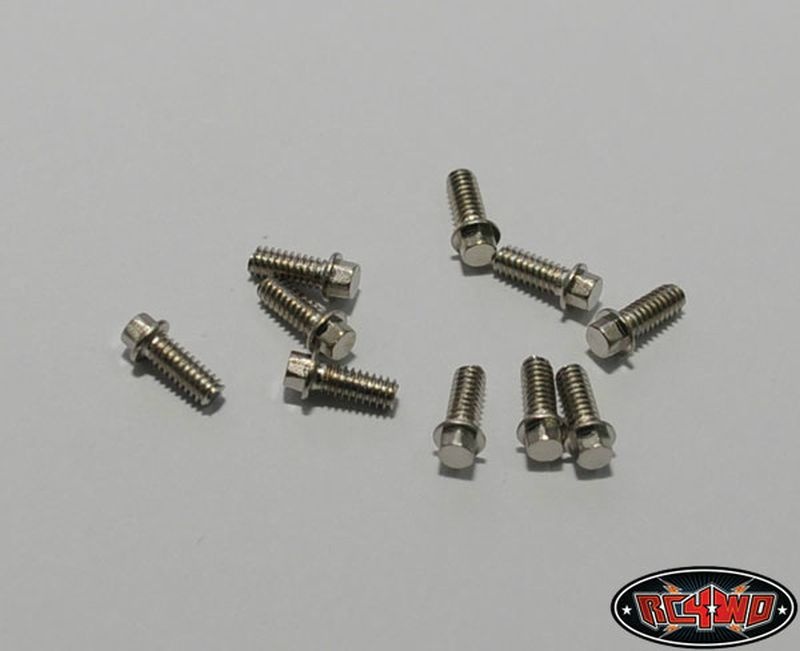 RC4WD Miniature Scale Hex Bolts  (M2 x 5mm) (Silver) Z-S0624