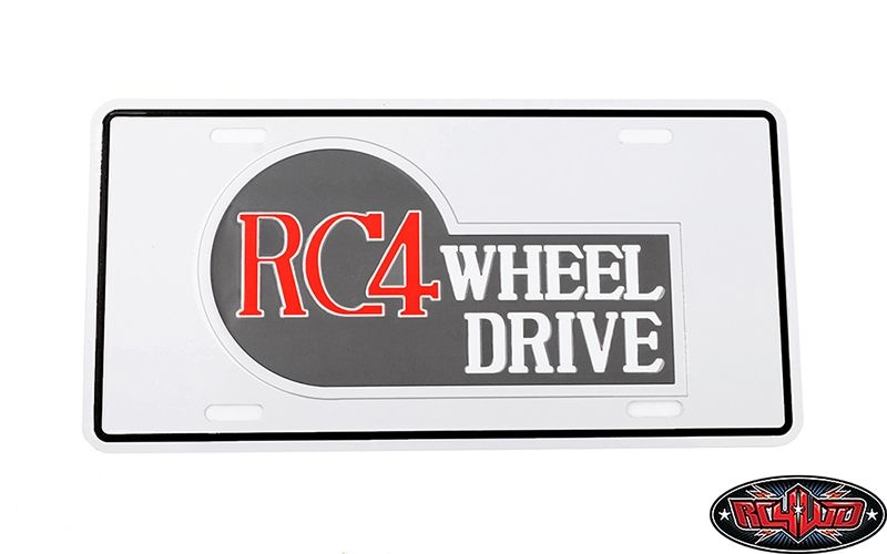 RC4WD Cruiser License Plate Z-L0014