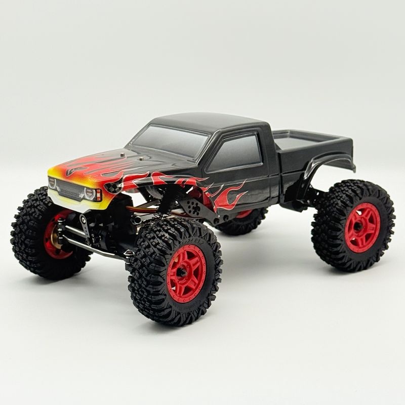 FURITEK Terra Comp - 1/18 ARTR Crawler schwarze Flammen Edition  FUR-2724