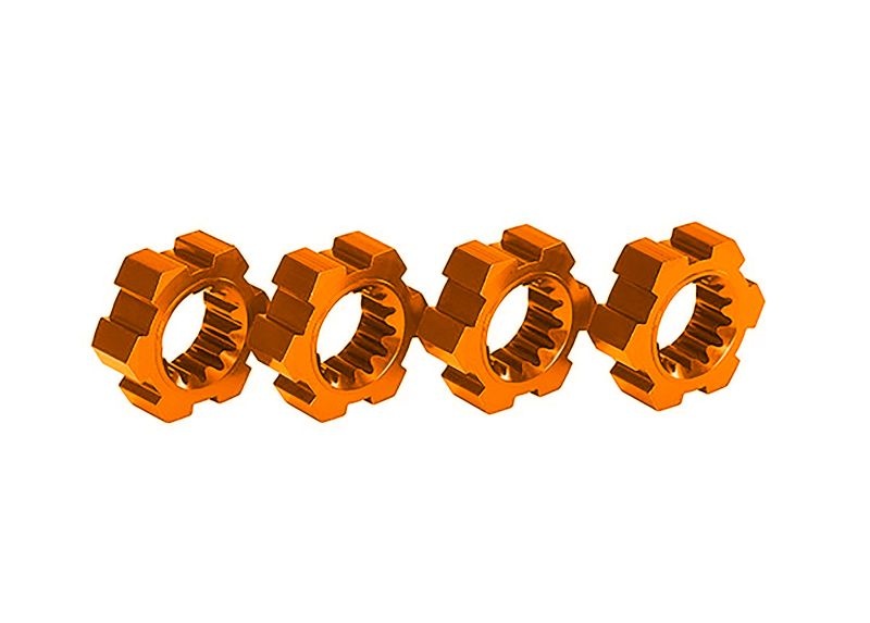 Traxxas Radmitnehmer Aluminium orange (4) X-Maxx, XRT 7756-ORNG - Abbildung 1