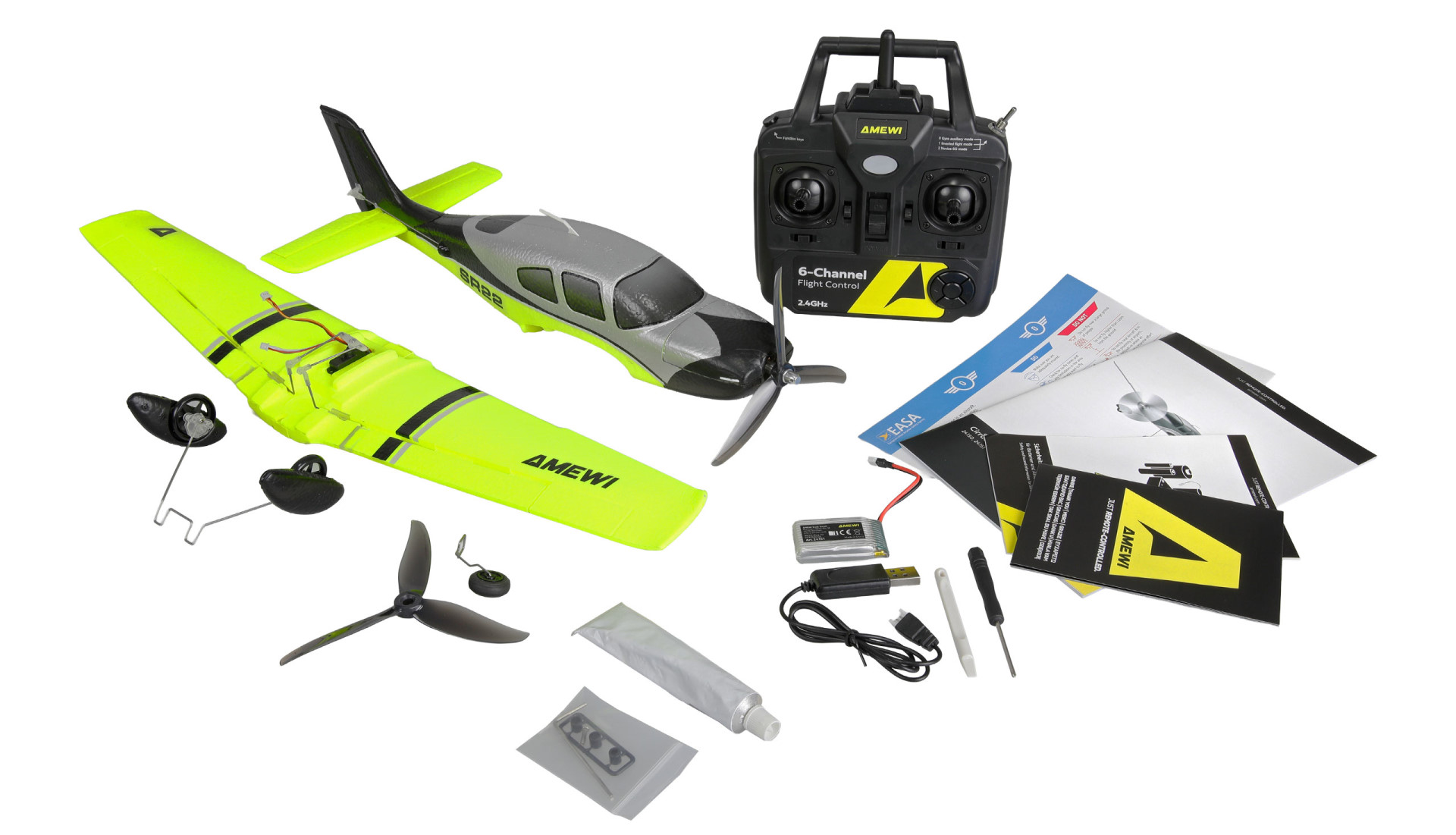 Amewi Cirrus SR22 Brushless 520mm 4-Kanal 3D/6G RTF grün 24151 - Abbildung 10