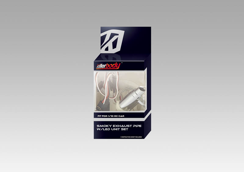 KB48507 Auspuffanlage mit Dampf und LED