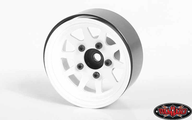 RC4WD OEM Stamped Steel 1.55 Beadlock Wheels (White) Z-W0260