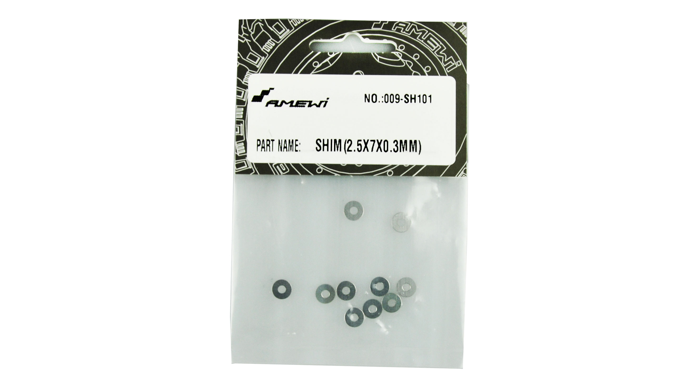 Amewi SHIM(2.5X7X0.3MM) 10pcs EVO-X 6000 SH101 SH101