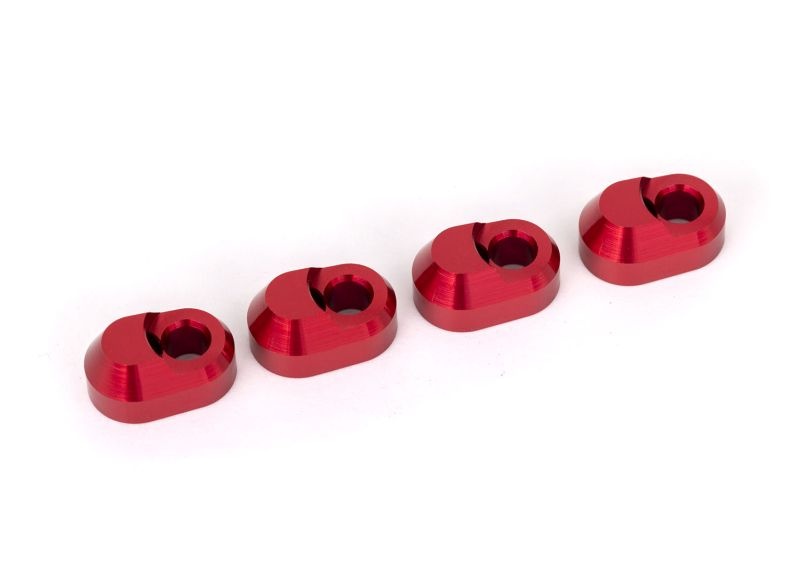 Traxxas Querlenkerstifte-Halter (4) Alu rot X-Maxx, XRT, Maxx 7743-RED