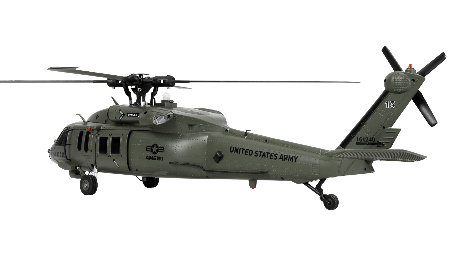 Amewi UH60 Black Hawk Marine CP Helikopter 6G/3D RTF 25367 - Abbildung 3