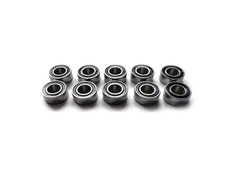 H-SPEED Kugellager 5x10x4, rostfrei, geölt, Gummi Dichtung (10) HSPB031 - Abbildung 1