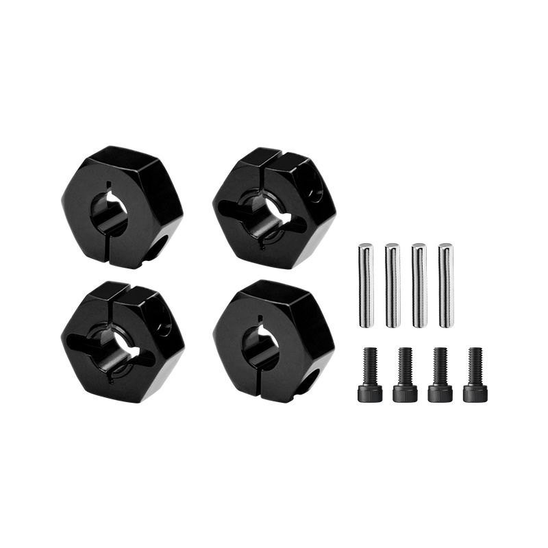 GPM Alu Radmitnehmer 12mm schwarz klemmbar TRX MINI SLASH/MINI RALLY/SLASH/BIGFOOT/JATO  SLAM010BK