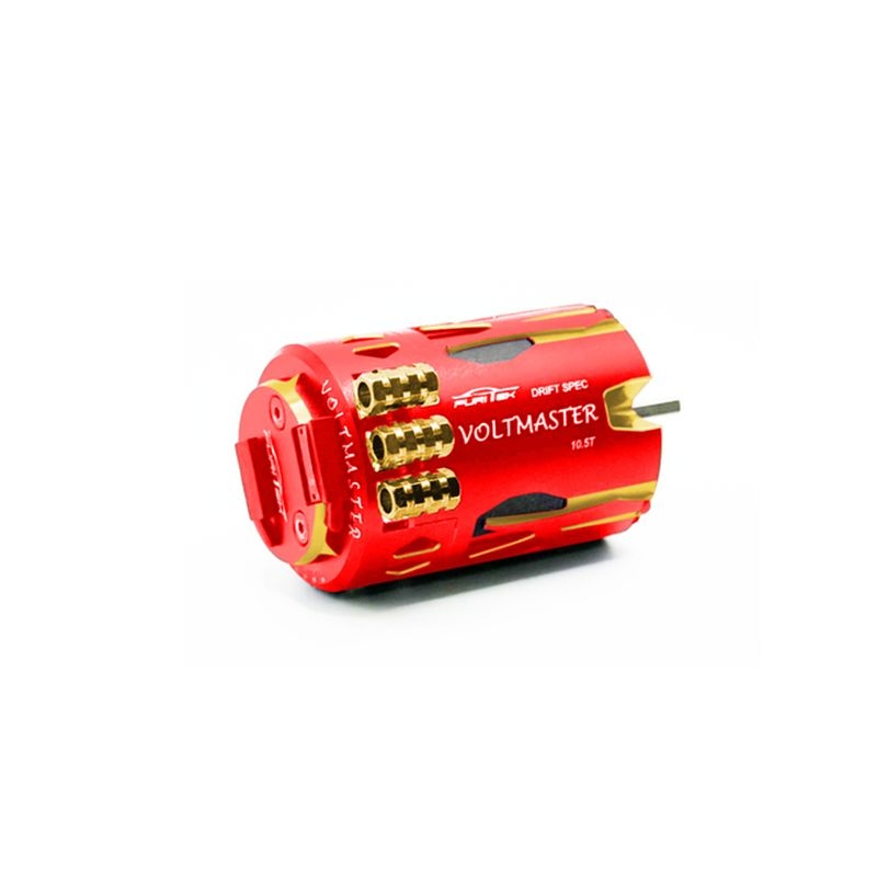 FURITEK Voltmaster 10.5T BL-Motor sensored / Crimson Gold Edition für 1/10 Drift & Stock Racing FUR-2655