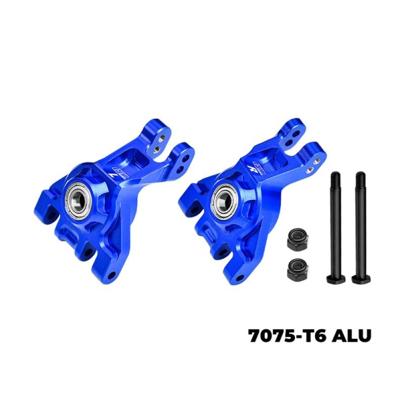 GPM Alu Radträger hinten für große Lager blau Traxxas Jato, Rustler, Slash&Modified, Stampe TJ022B
