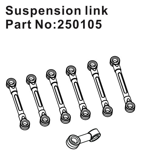 Hobby Plus Suspension Link Set 250105