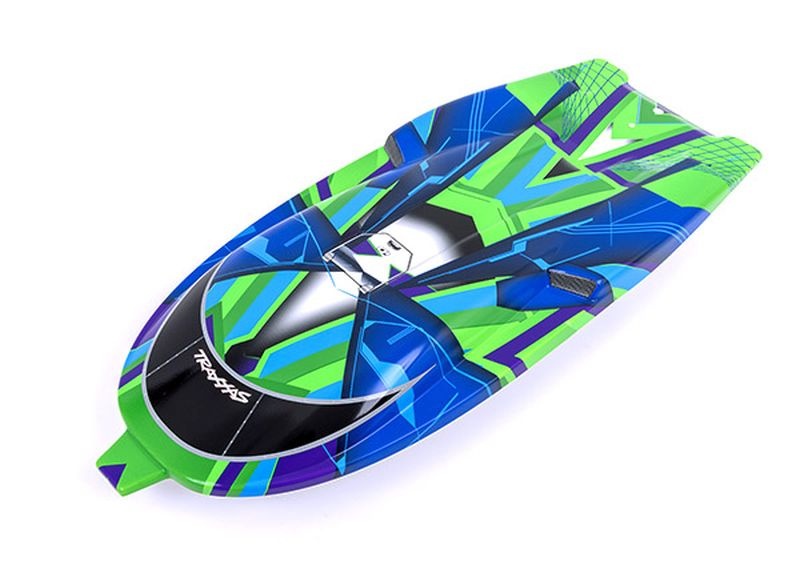 Traxxas Deckel Spartan grüne Grafik 5738G