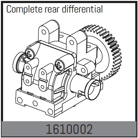 Absima Complete rear differential 1610002