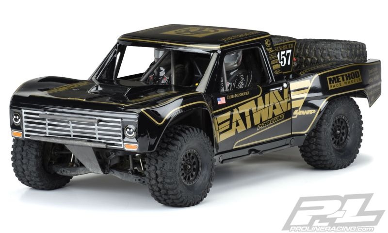 Pro-Line Pre-Cut 1967 Ford F-100 Race-Truck Karo schwarz TRX Unlimited Desert Racer / Heatwave Edition 3547-18