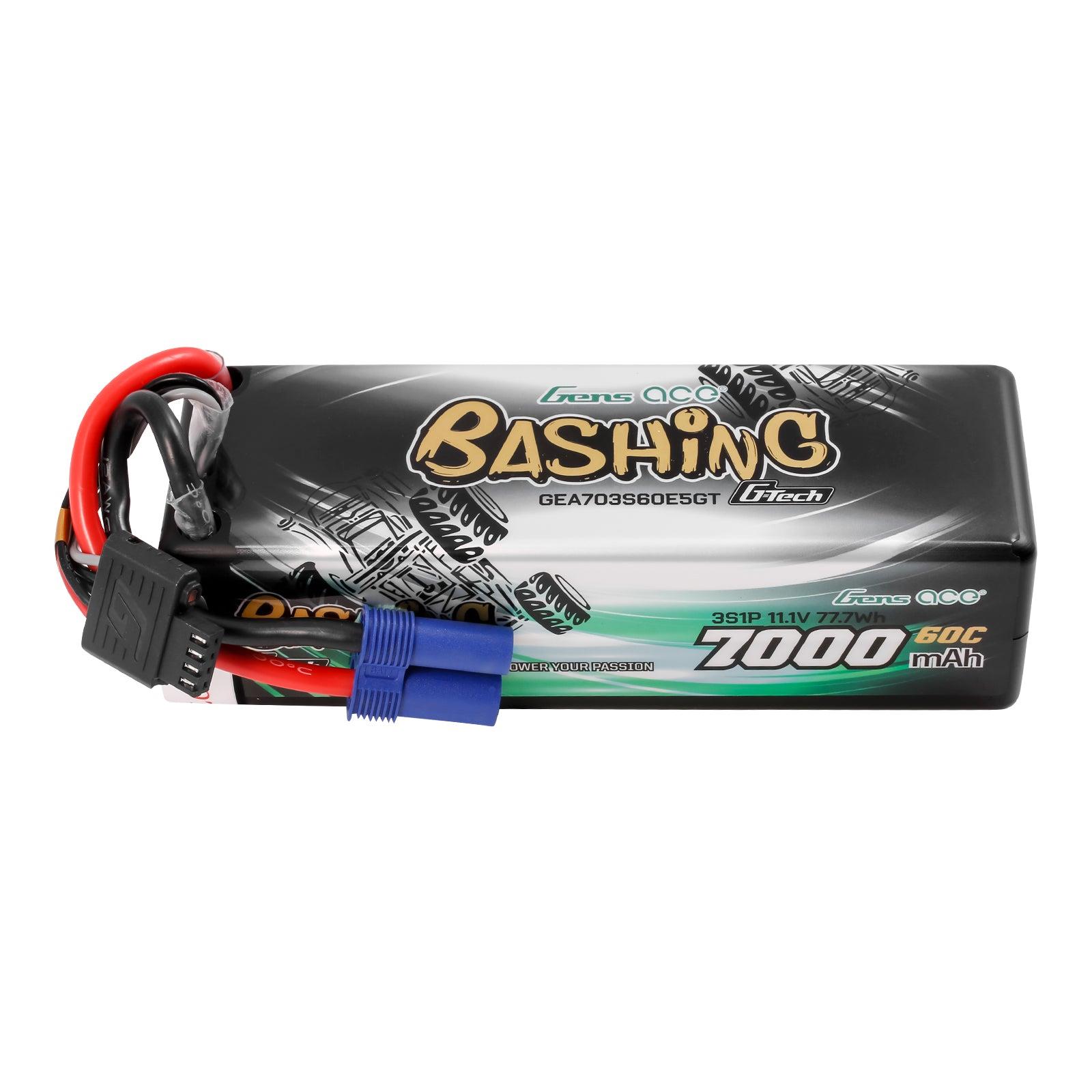 Gens Ace Bashing 7000mAh 3S 60C 11.1V G-Tech Lipo Akku mit EC5 Stecker GEA703S60E5GT