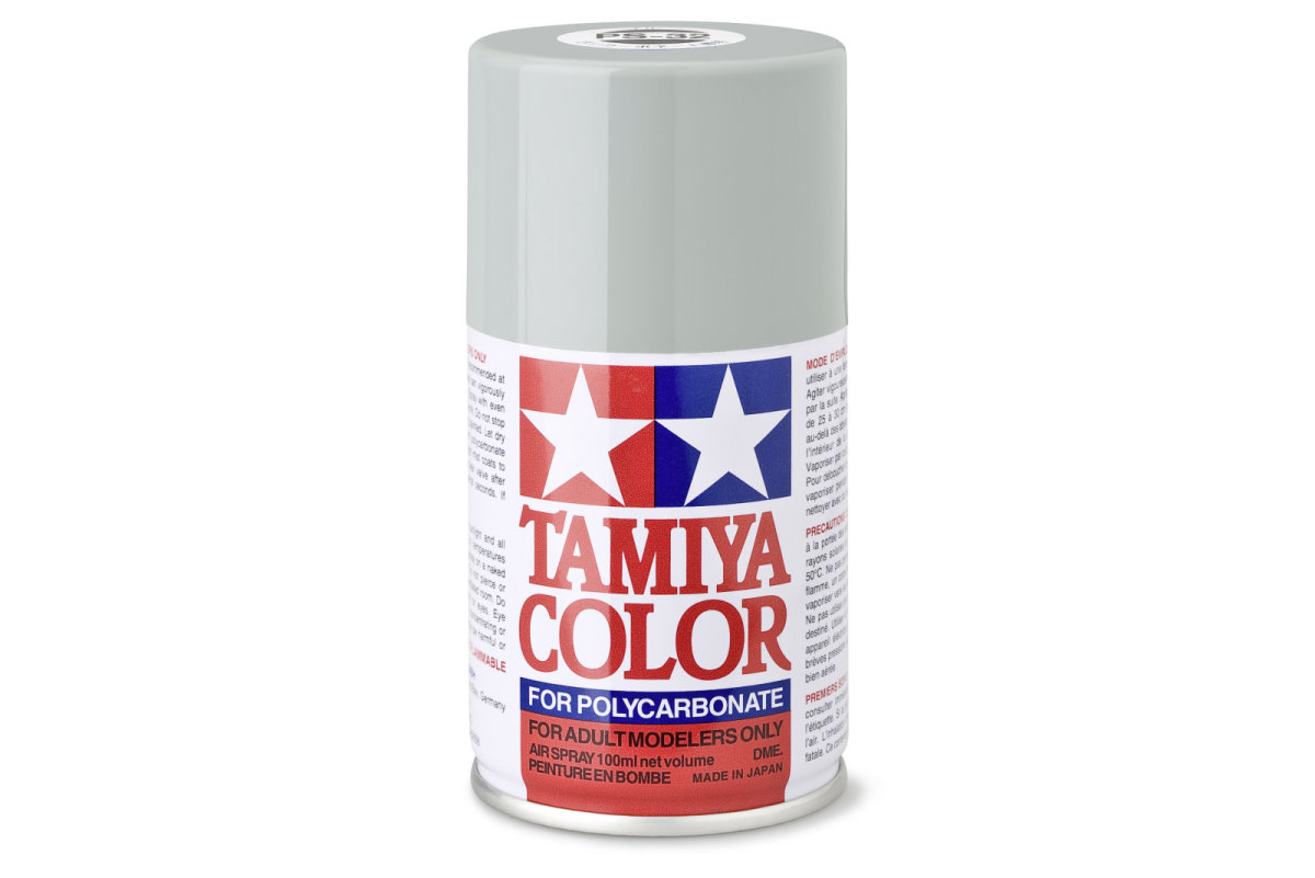 Tamiya Color Lexan Spray Farbe PS-32 Corsa Grau PS32 Corsa Grey 100ml 300086032 - Abbildung 1