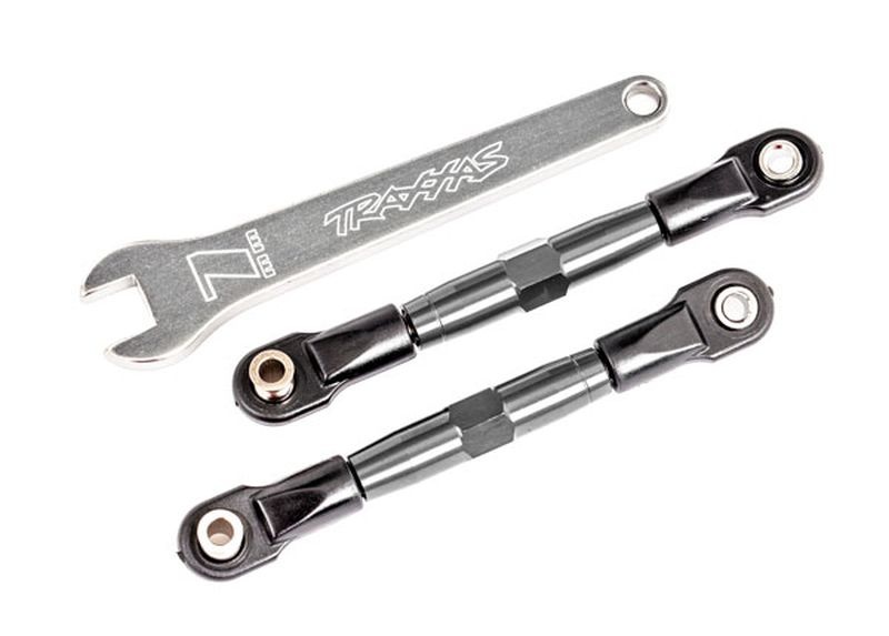 Traxxas Sturz-Spurstange vo Alurohr charcoal grau eloxiert 2444A