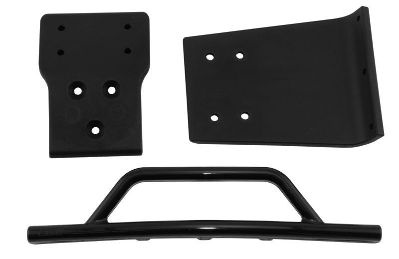 RPM Bumper vorn+Skid-Platte schw. TRX Slash 4x4 80022