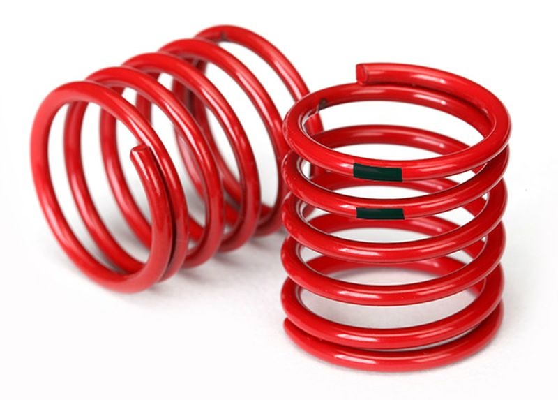 Traxxas Dämpfer-Feder rot (4.4 rate, schwarzer Streifen) (2) 8364