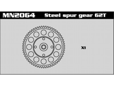 Nanda MN2064 Steel Super Gear 62T MN2064