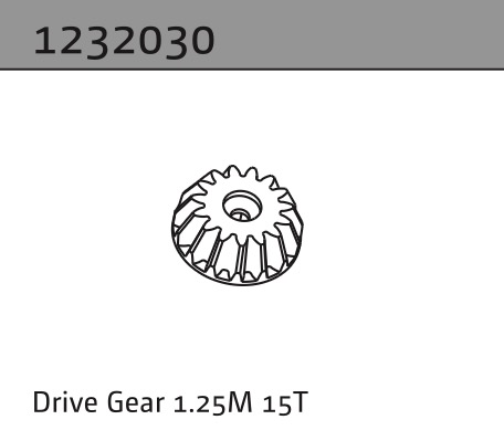 Absima Antriebsrad 1.25M 15T 1232030