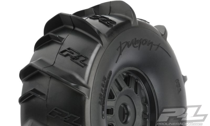 Pro-Line Dumont Paddle Sand/Schnee-Reifen v/h ARRMA Mojave & TRX Maxx auf Felge schwarz 10189-10