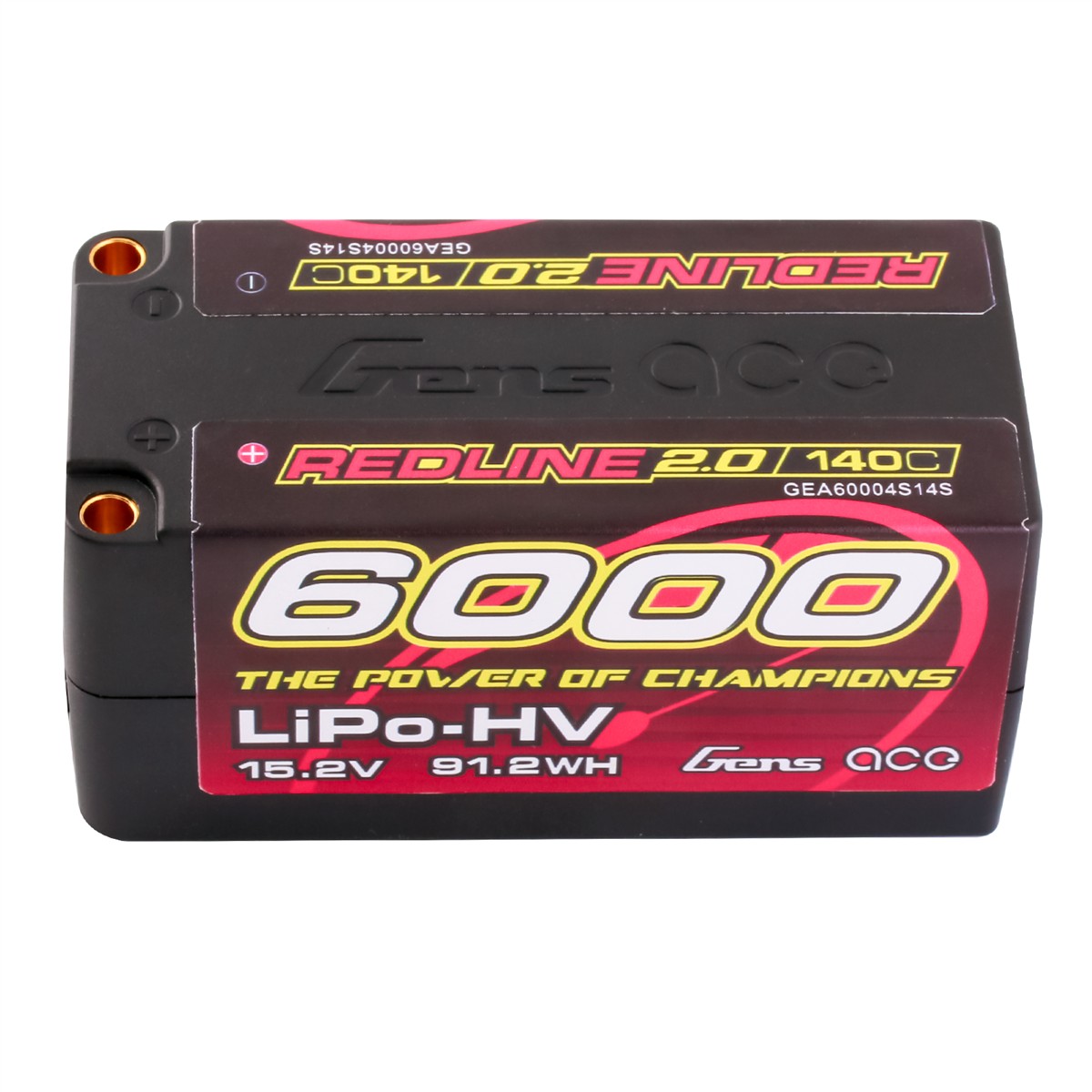 Gens Ace Rotline 2.0 Series 6000mAh 4S2P 15.2V 140C HardCase HV Lipo Akku Pack mit Hardcase 69# GEA60004S14S