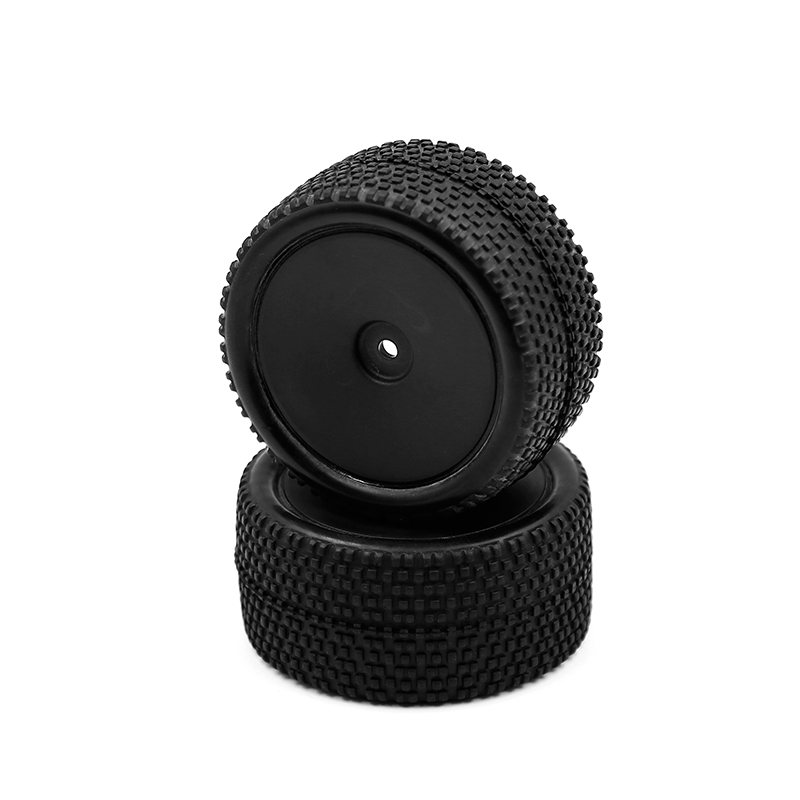 LC Racing Reifen/Felgen All Terrain Buggy hinten montiert 12mm schwarz LC6253