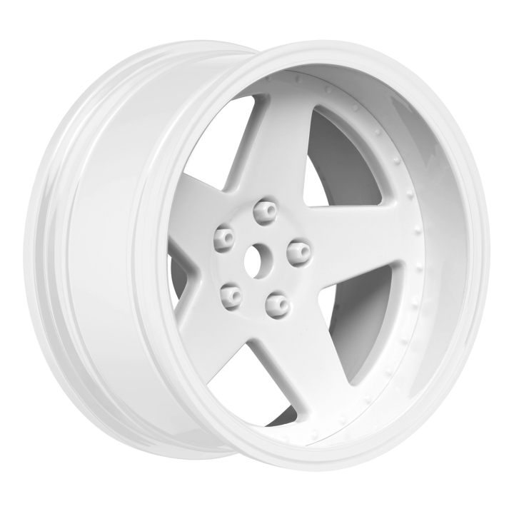 Louise Felgen Drift 5-Speichen White (2,4,6,8mm Offset) 12mm sechskant (4)