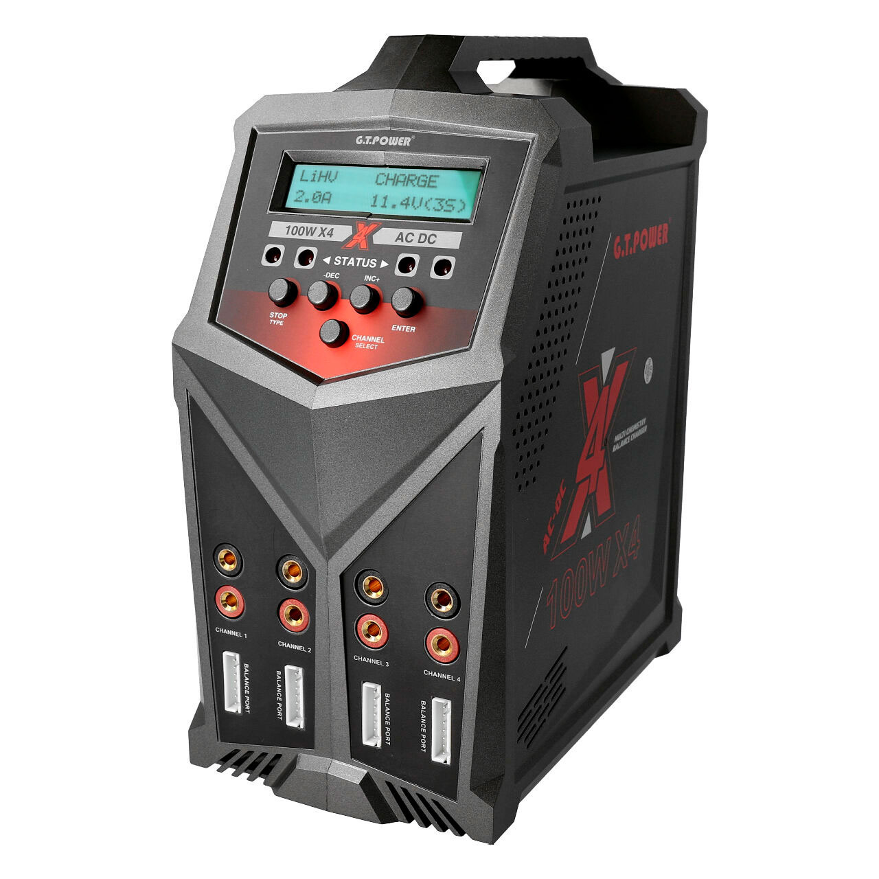 GT-Power Ladegerät X4 LiPo 1-6s 100W AC GT149