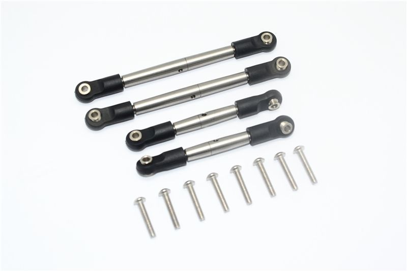 GPM Edelstahl Spurstangen für Stabilisator (4 Stk.) Traxxas UDR