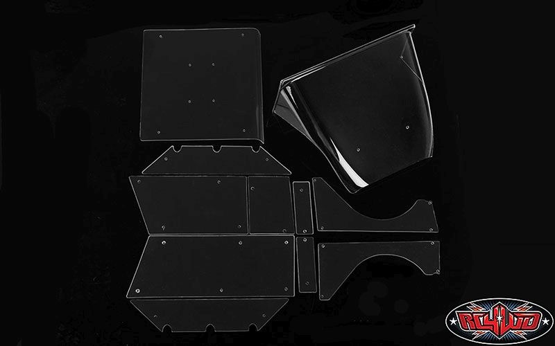 RC4WD Lexan Karosserie Panel Set klar Z-B0001