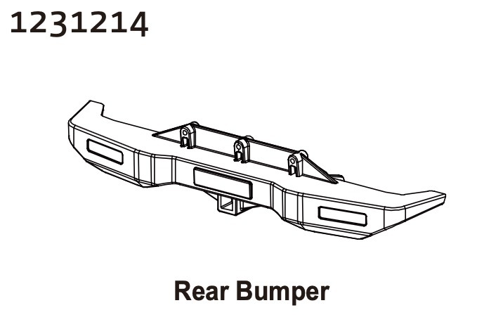 Absima Heck Bumper CR4.4 PATROL 1231214