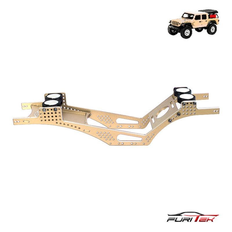FURITEK Grasshopper frame KIT FOR SCX24 GLADIATOR - Beige Kits - Rock Crawler FUR-2157
