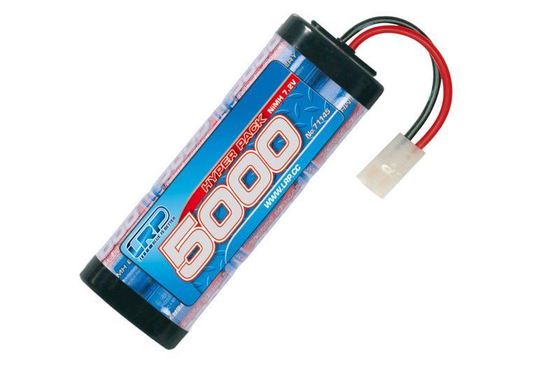 LRP Hyper Pack 5000 7.2V 6 Zellen Tamiya / JST Stecker NiMH Stickpack