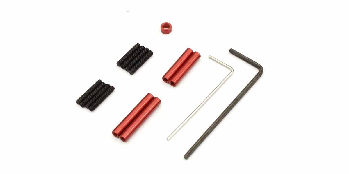 Kyosho Spurstangen Set Alu Rot Mini-Z 4X4 MX01- WB 110mm MXW001R