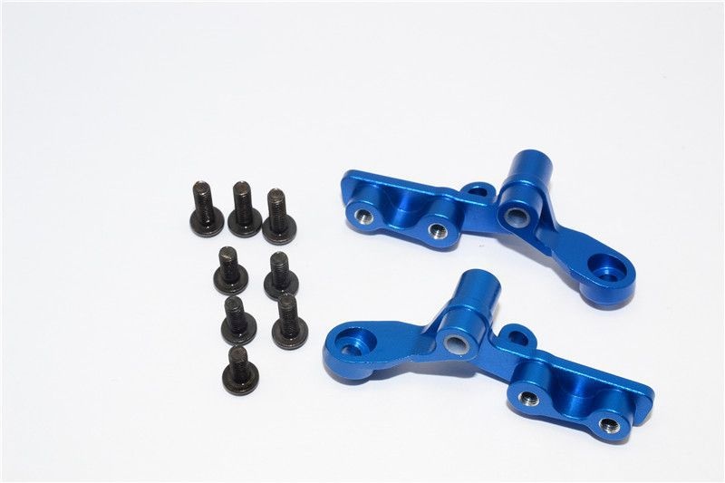 GPM Alu Umlenkhebel vorn blau Tamiya DT03