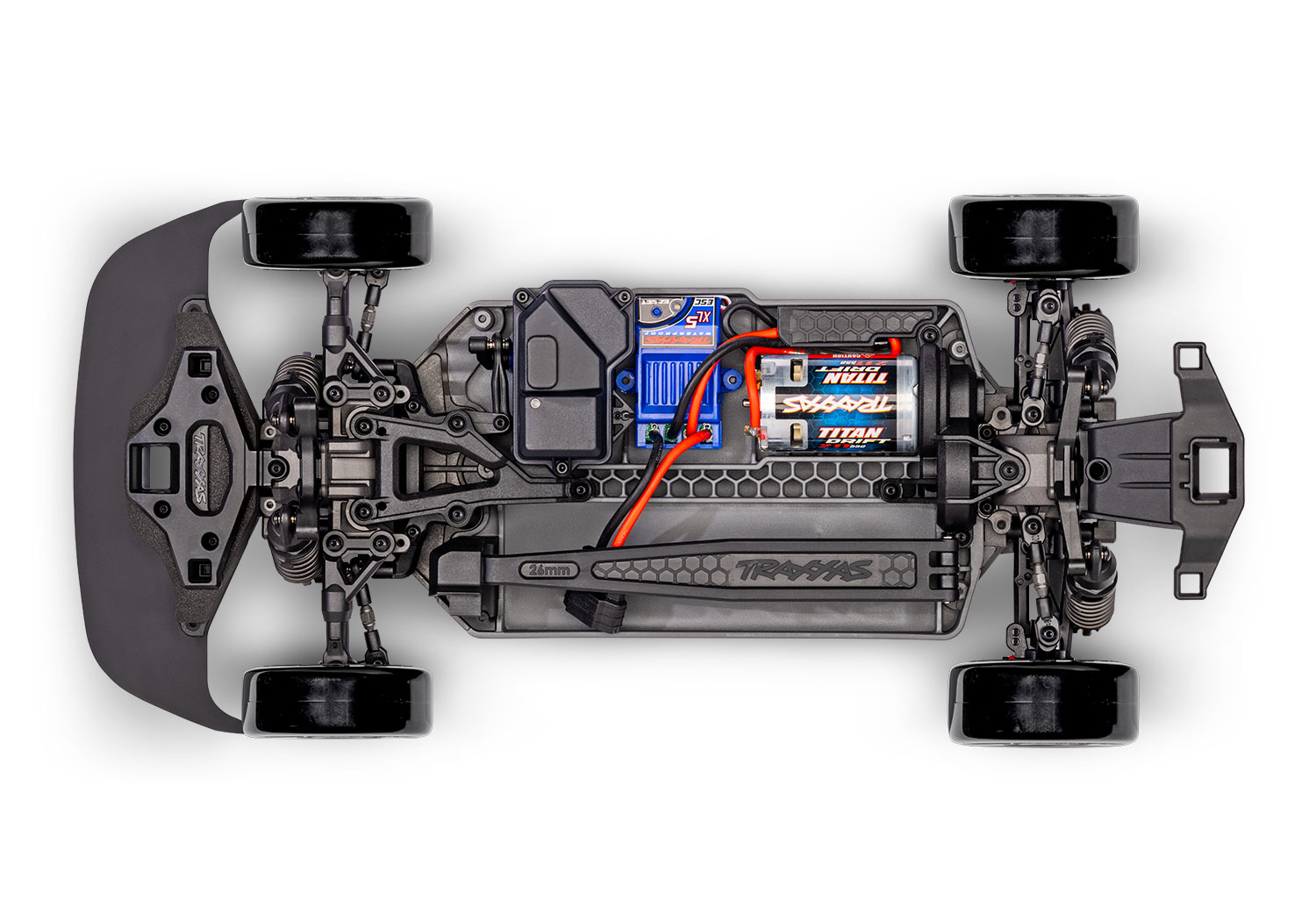 Traxxas 4-TEC Nissan 240SX schwarz 1/10 Drift RTR Brushed ohne Akku/Ladegerät 105247-4-BLK - Abbildung 5