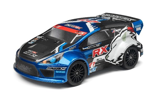 Maverick Unlackierte Rallye-Auto Karosserie mit Aufklebern (iON RX) MV28076