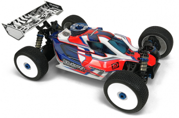 Bittydesign Body VISION 1/8 Buggy AE RC8B3.1 Nitro (Clear) Pre-Cut BDVIS-AERC8B31