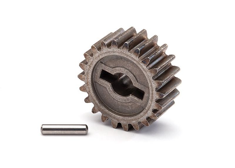 Traxxas Input Getriebe Zahnrad 22 Zähne mit Pin 2.5x12mm 8985 - Abbildung 1