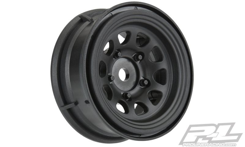 Pro-Line Keystone 1.55 Plastik Internal Bead-Log Felge für Rock Crawler v/h / schwarz 2797-03