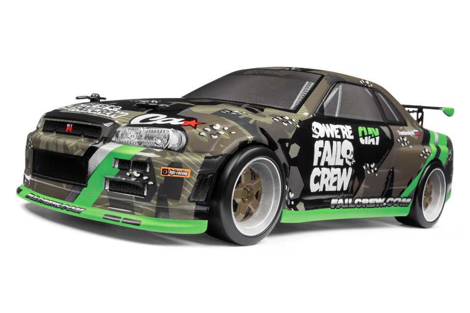 HPI 1:18 R/C Micro RS4 Drift Fail Crew Nissan Skyline 120101